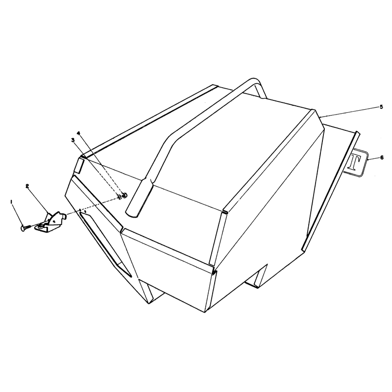 Steel Grass Catcher Model 22099optional