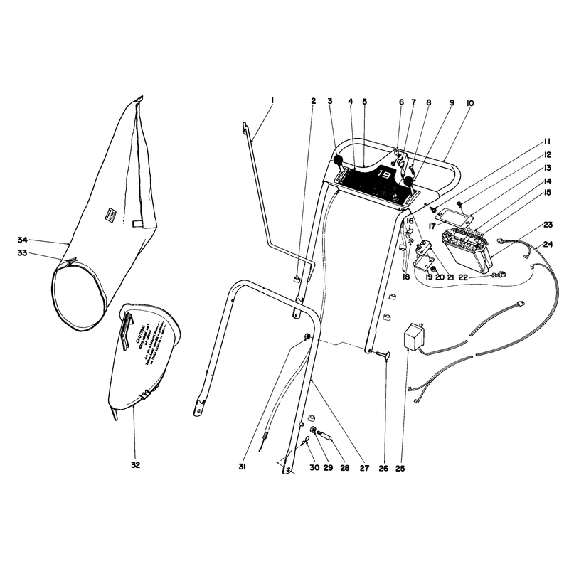 Handle Assembly Model No 18257