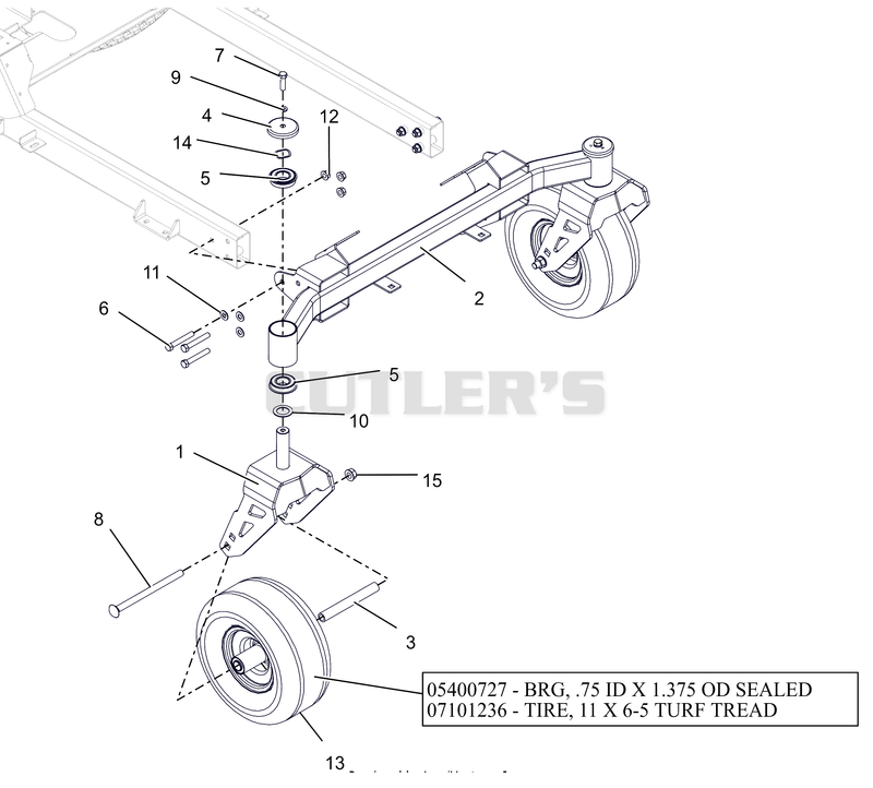 Front Caster Wheels