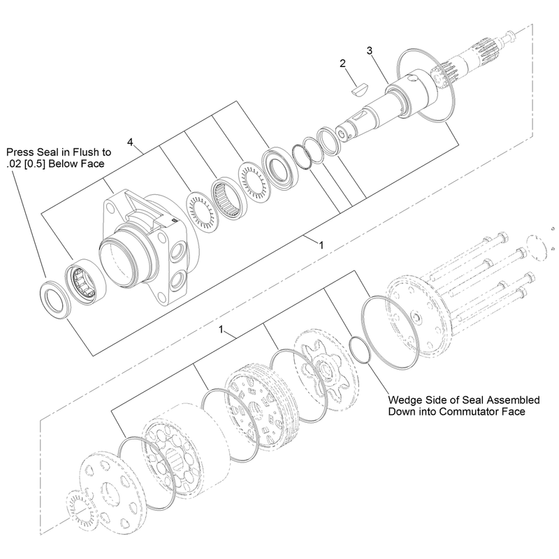 Hydraulic Motor Assembly No 104-8470