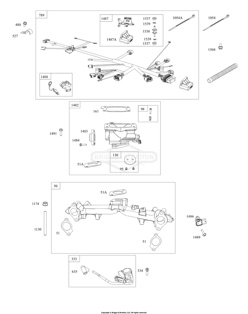 Intake Manifold, Throttle Body, Ignition Coil