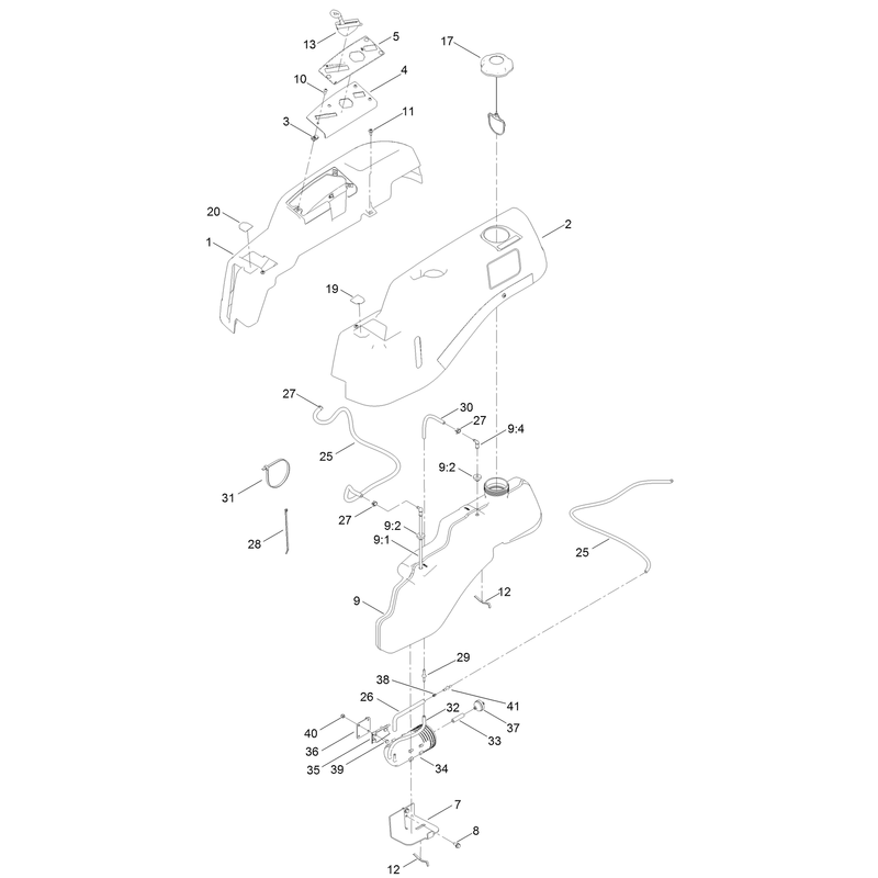 Body Styling and Fuel Tank Assembly
