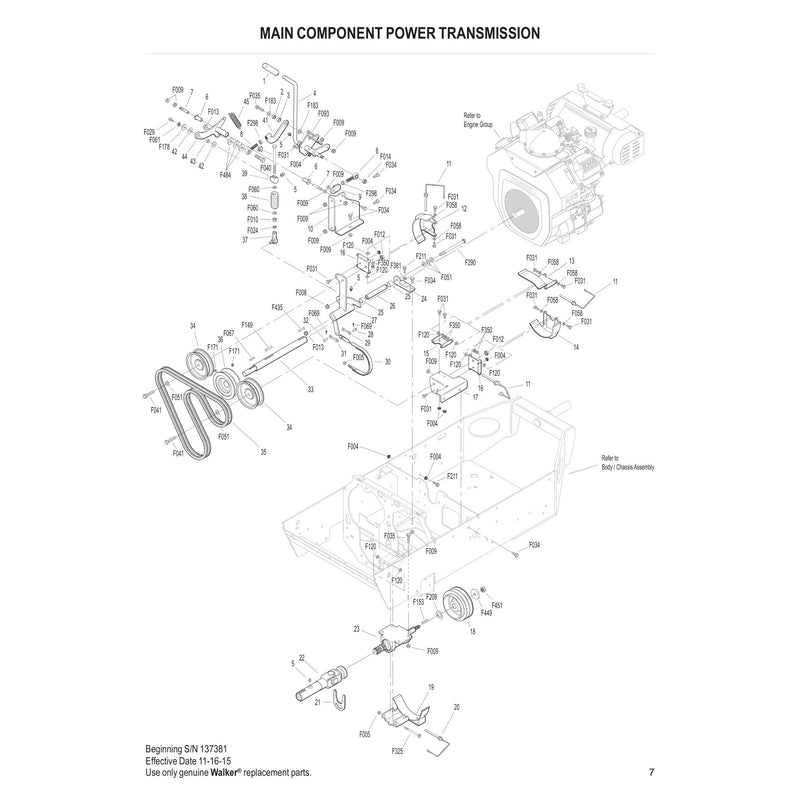 MAIN COMPONENT POWER TRANSMISSION
