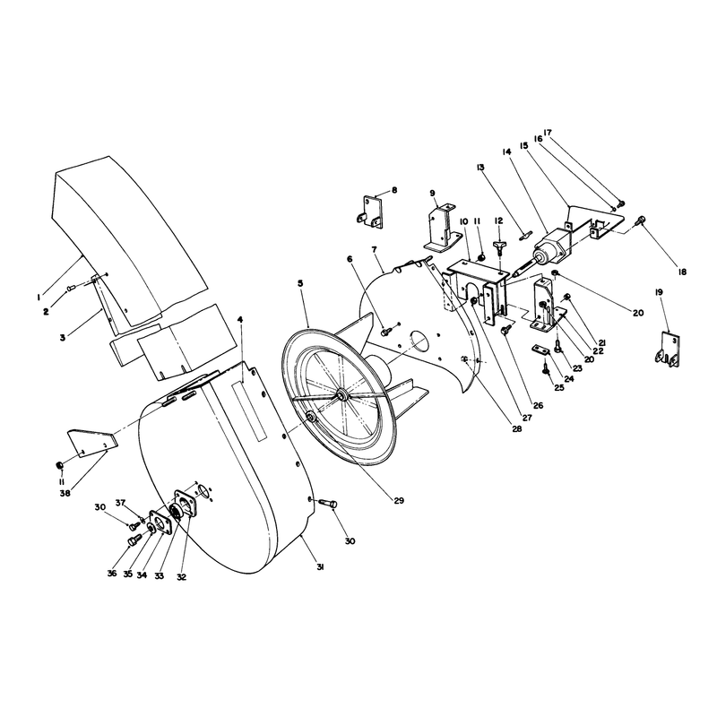 Grass Collection System Model No 30576 Optional