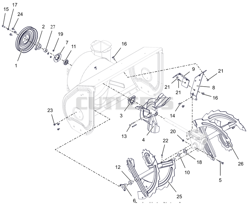 Auger and Impeller - 30"