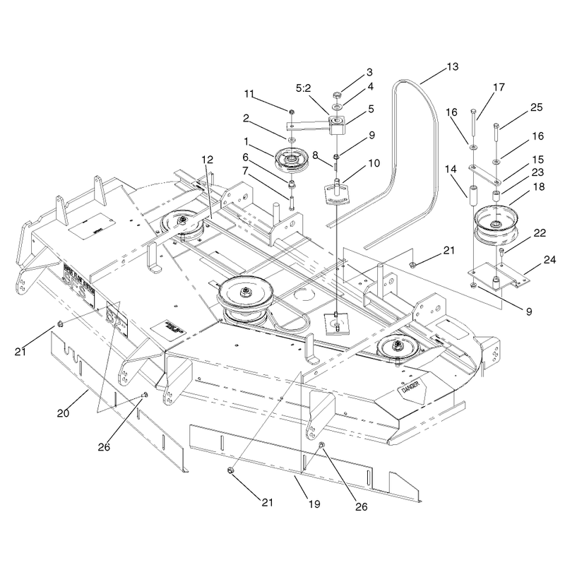 Belt and Idler Arm Assembly