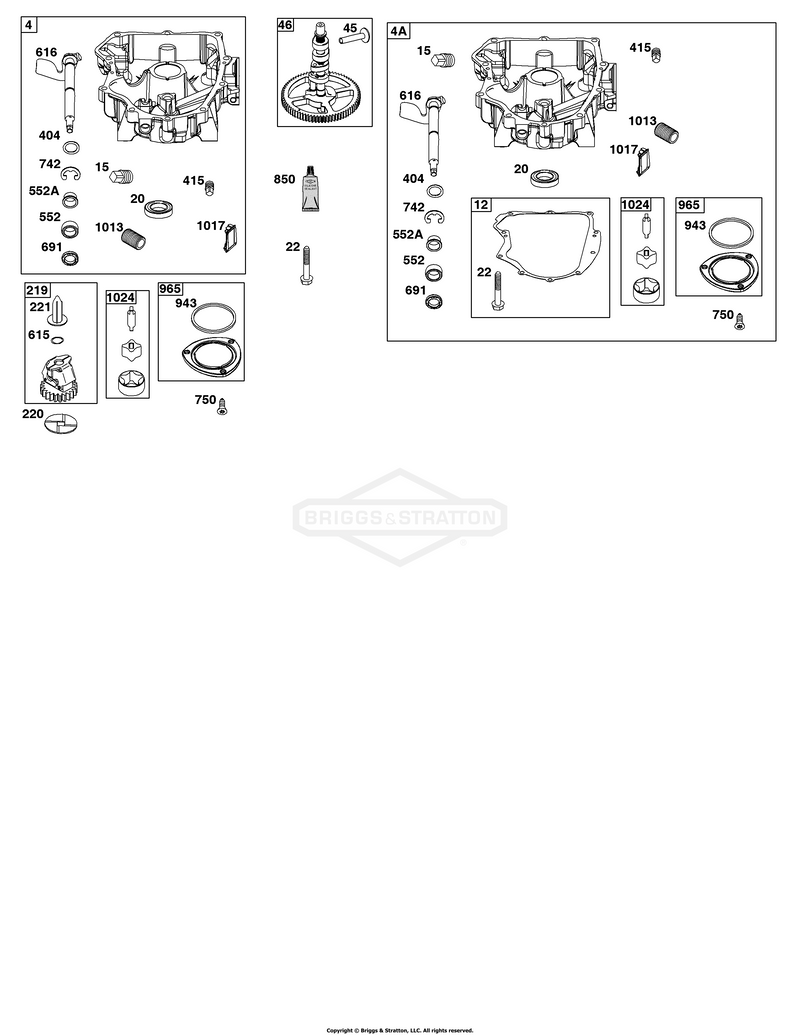 Crankcase Cover/Sump Group