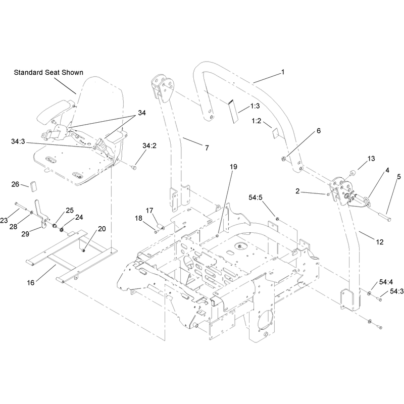 Roll Over Protection System Assembly No 108-1097