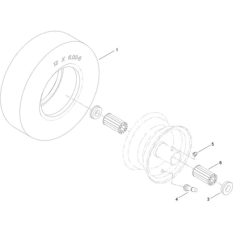 Wheel and Tire Assembly No. 120-5506