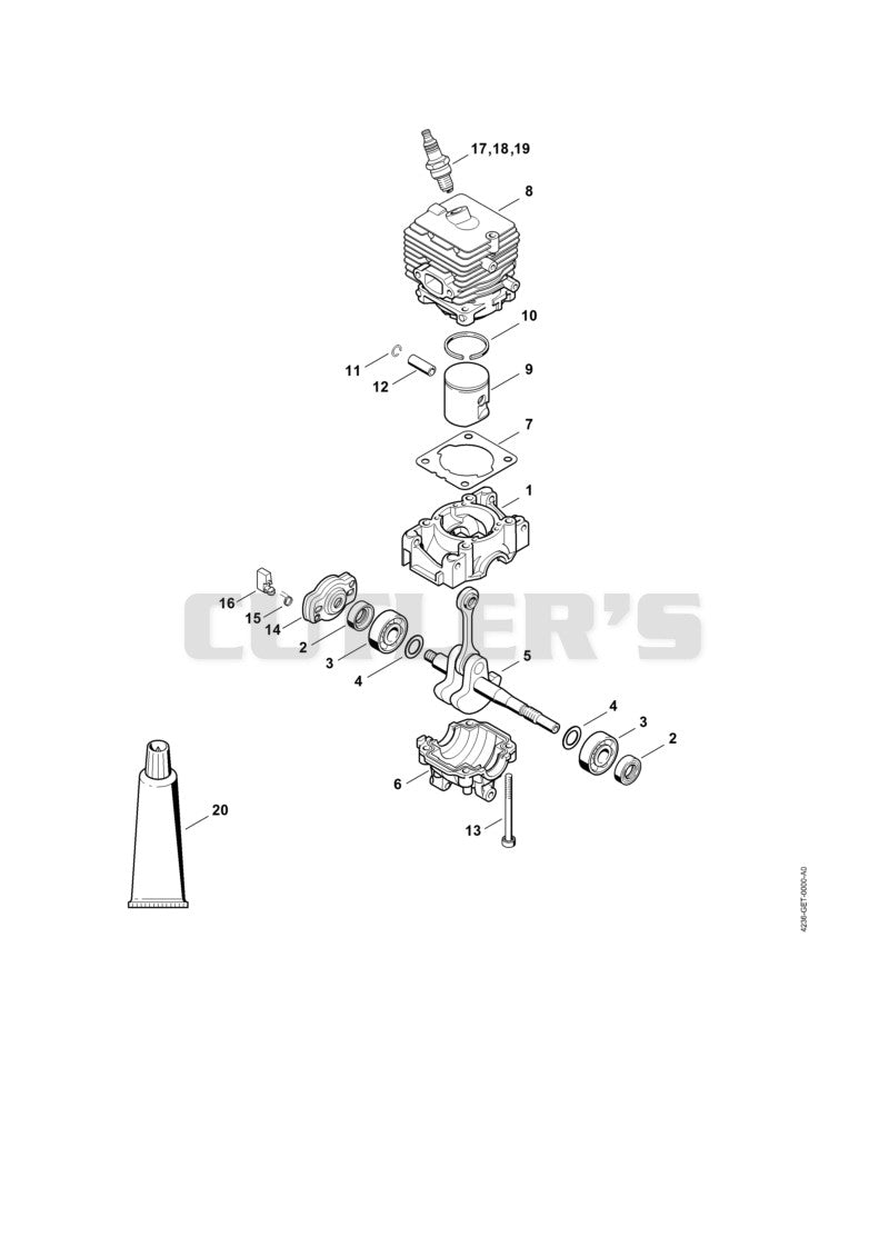 Crankcase, Cylinder