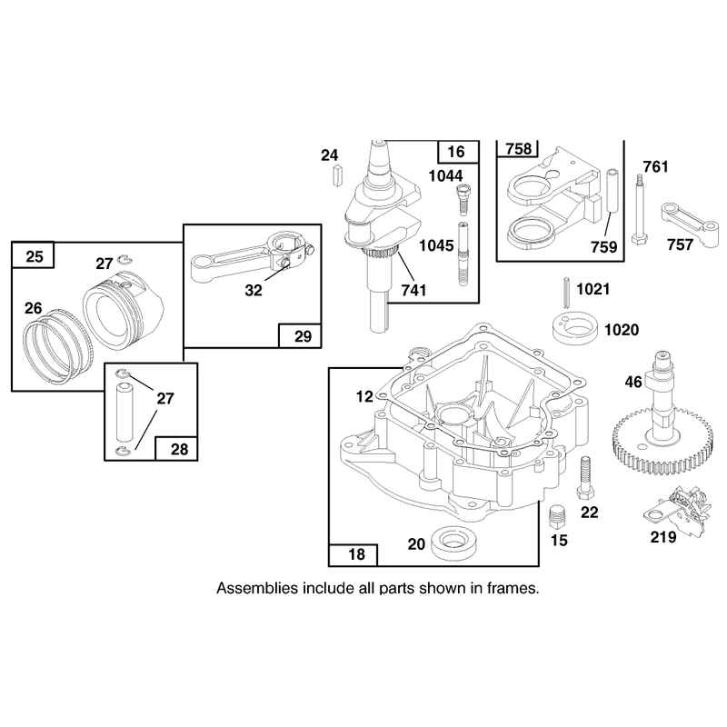 Engine Briggs and Stratton Model 28n707-0131-01
