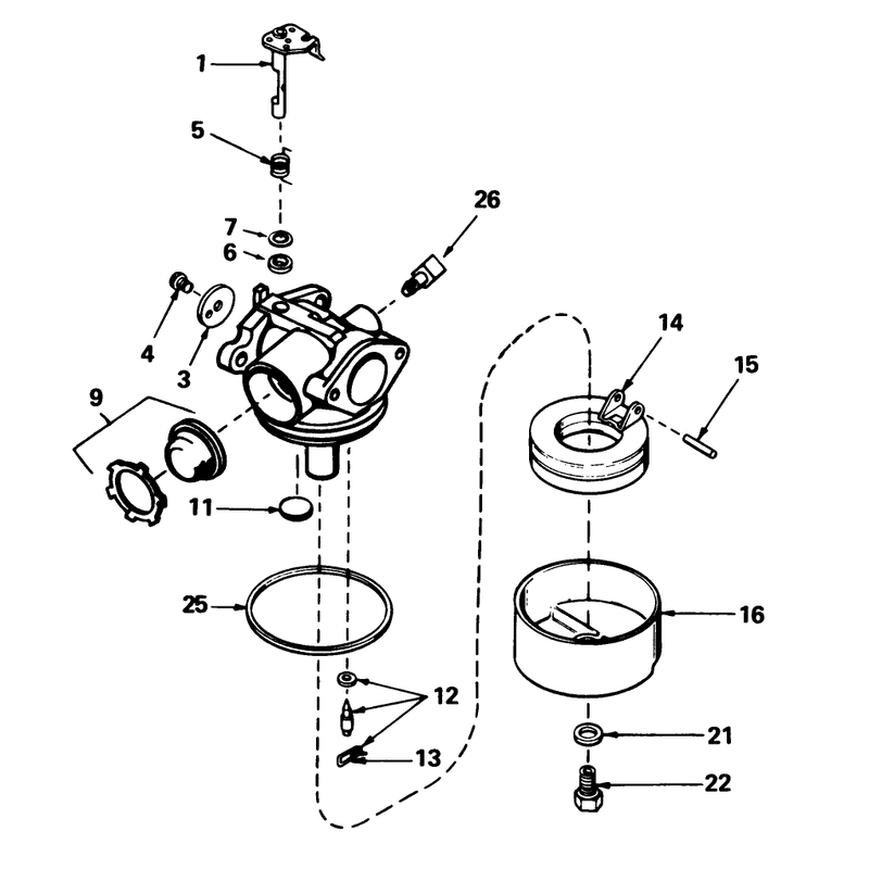 Carburetor No 632098