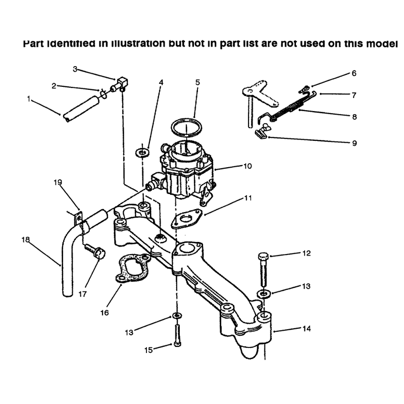 Intake Manifold and Carburetor
