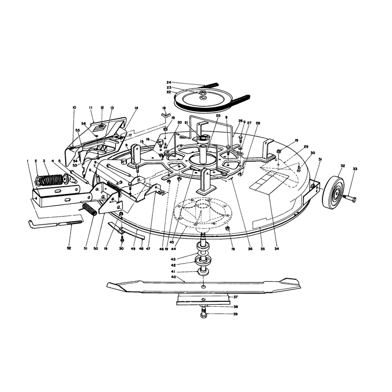 Mower Assembly-Recycler