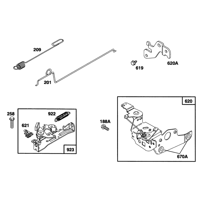 Engine Briggs and Stratton Model 127702-0645-01