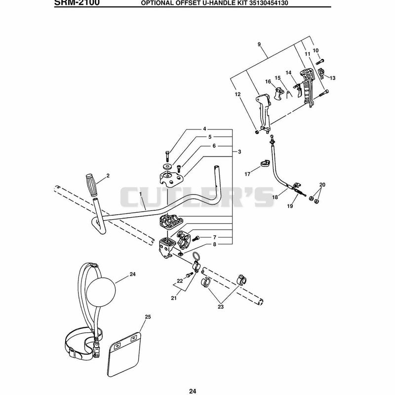 Optional Offset U-Handle Kit 35130454130