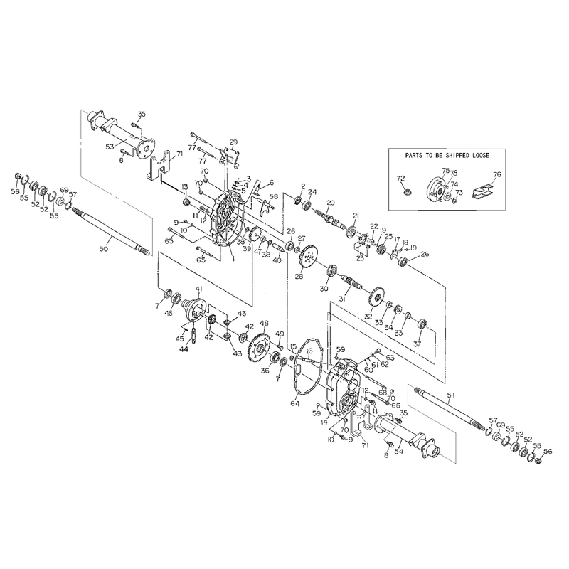 Transaxle Assembly No 99-7941