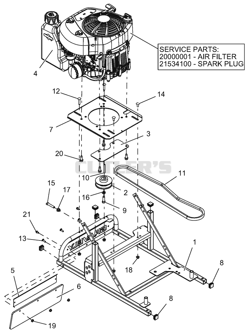 Engine And Frame