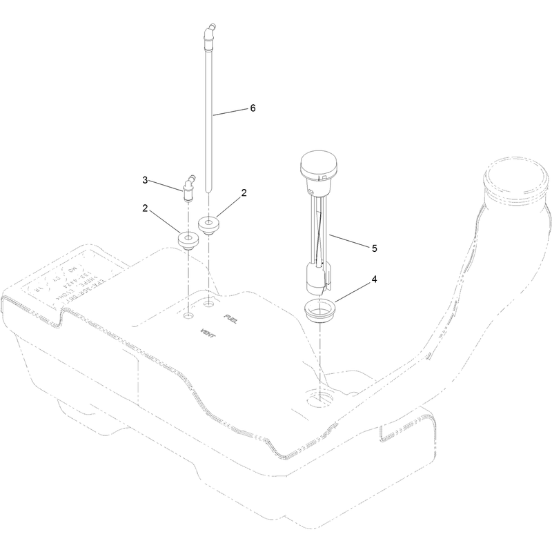 Fuel Tank Assembly No. 133-4484