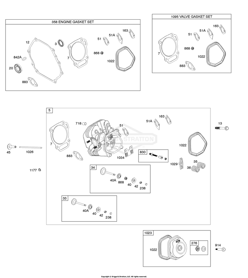 Cylinder Head, Gasket Sets