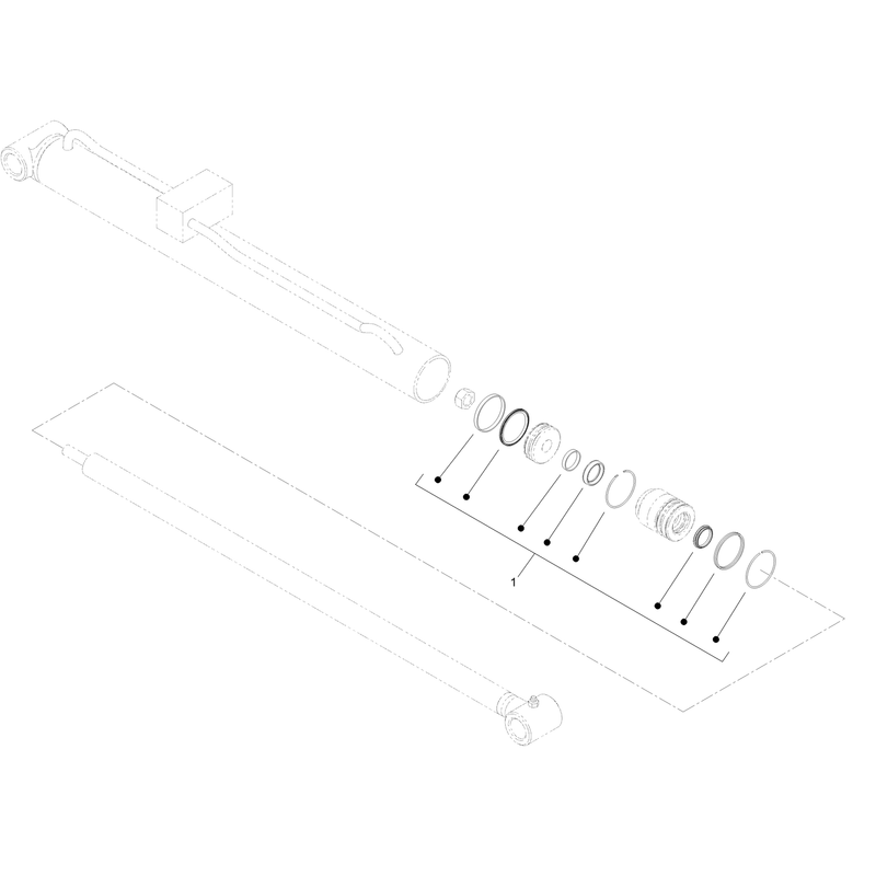 Hydraulic Cylinder Assembly No 139-0777