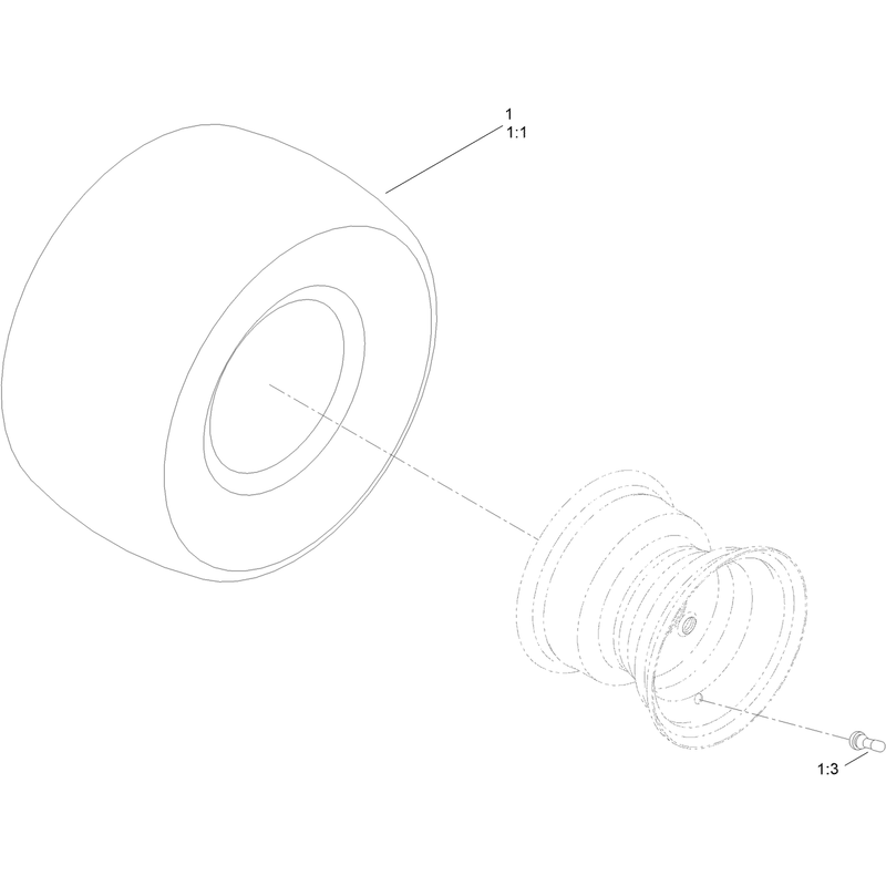 Rear Tire Assembly