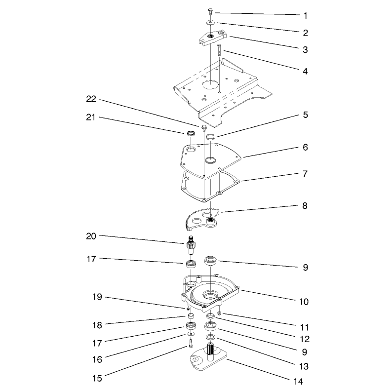 Lower Manual Steering Assembly