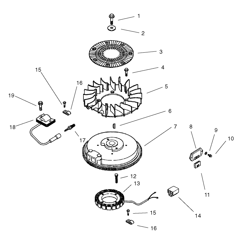 Ignition / Electrical Assembly  Kohler CV 490-27503