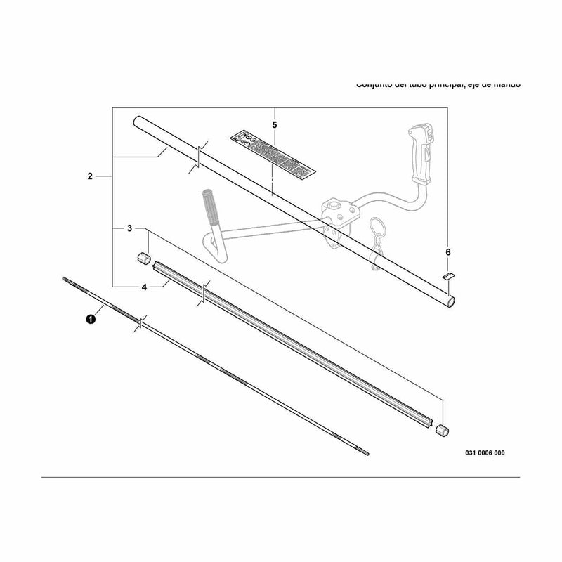 Main Pipe Assembly, Driveshaft