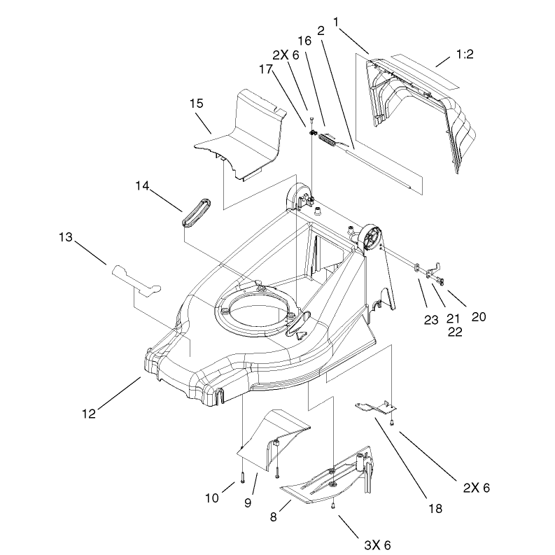 Deck Kickers and Recycler Plug Assembly