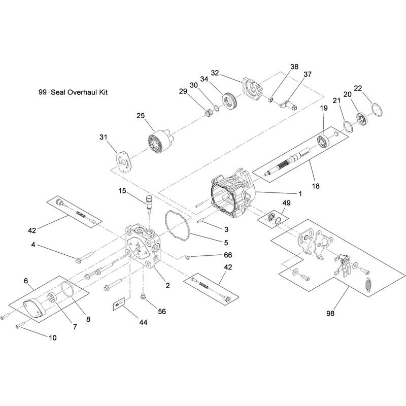 Hydraulic Pump Assembly No. 115-4480