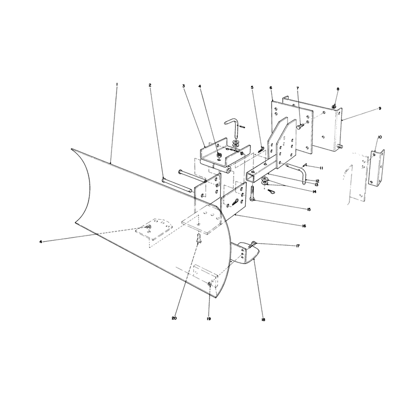 Grader Blade Assembly Model 59099 (optional)