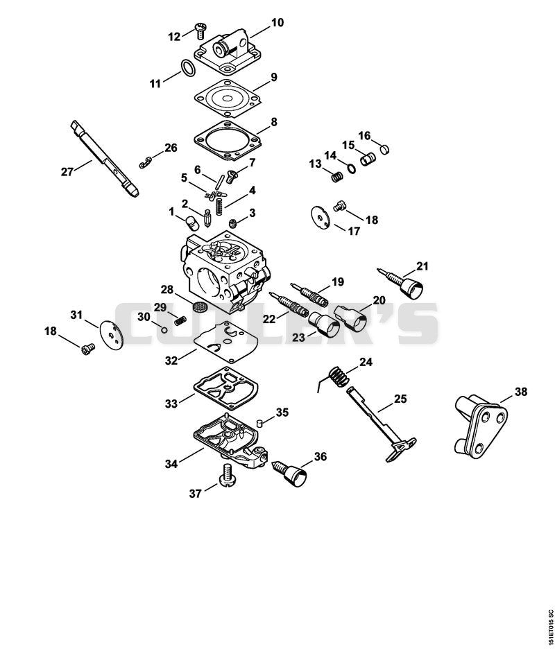 Carburetor C1Q-S259, C1Q-S124, C1Q-S124