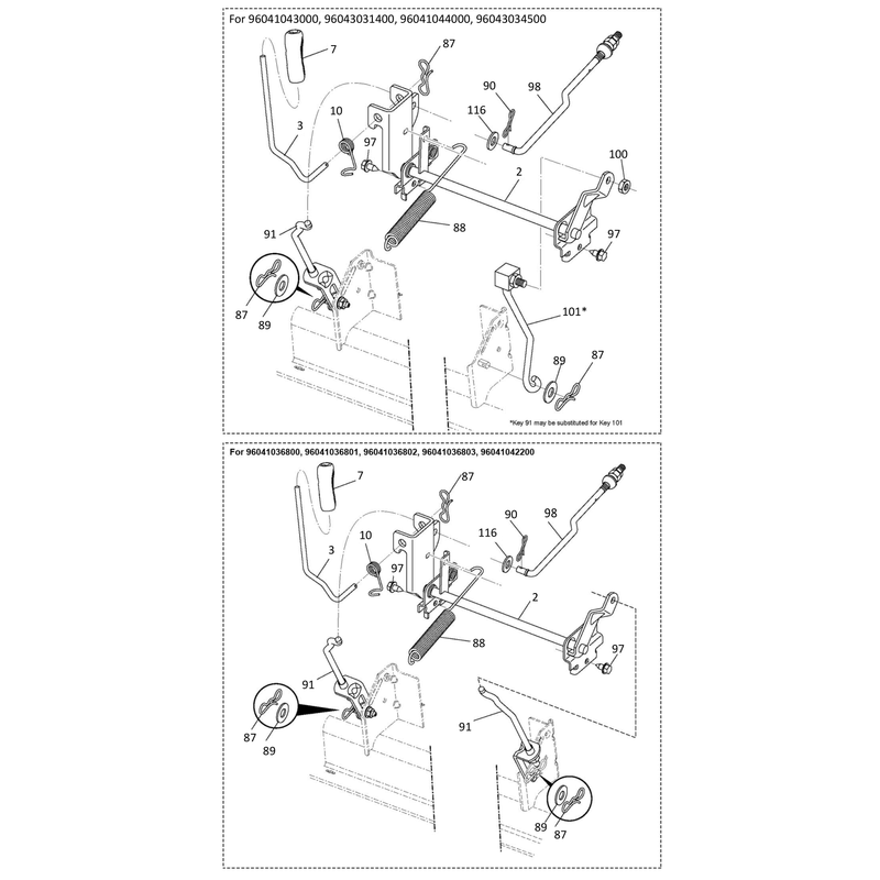 MOWER LIFT / DECK LIFT