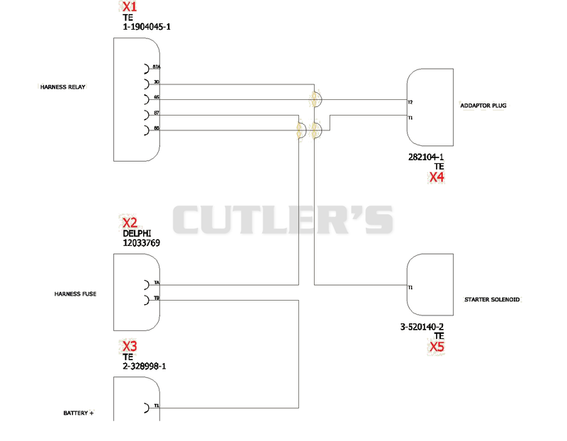Wiring Diagram - Engine Jumper Harness