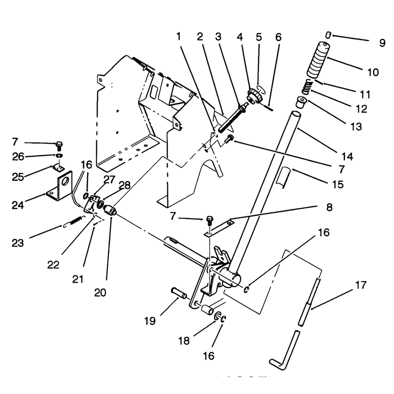 Lift Bar Linkage Assembly