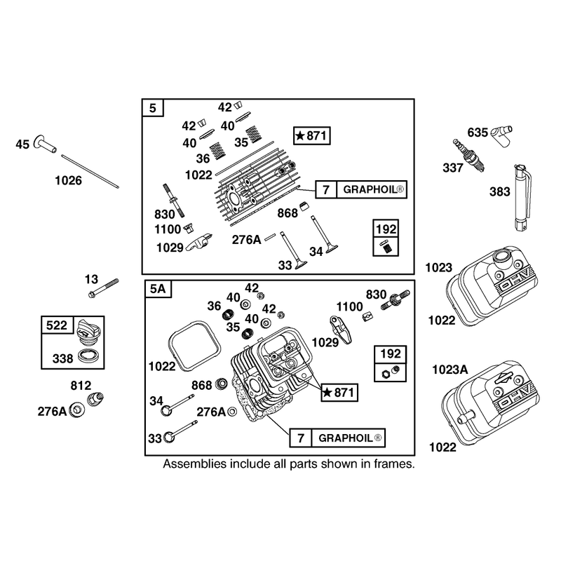 Cylinder Head and Cover Assembly