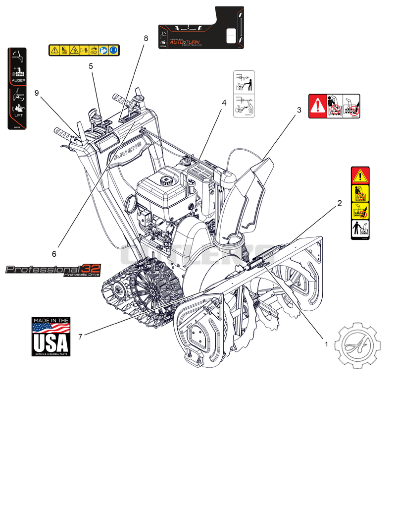 Decals - 32" Track