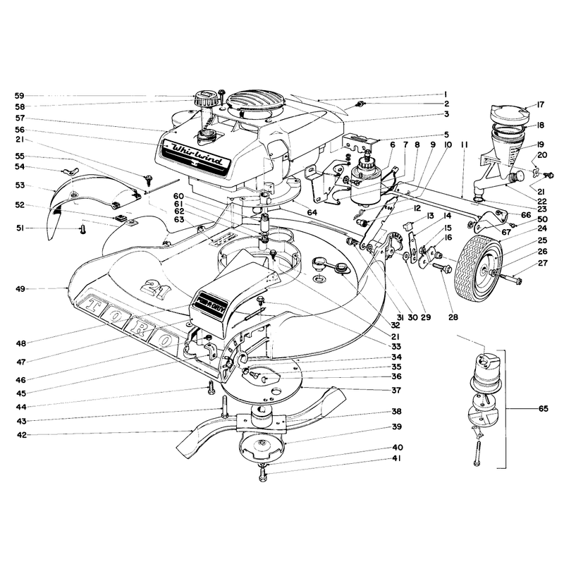 21in Whirlwind Sp Key Lectric