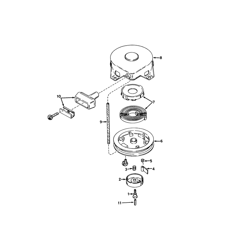 Rewind Starter No 590420