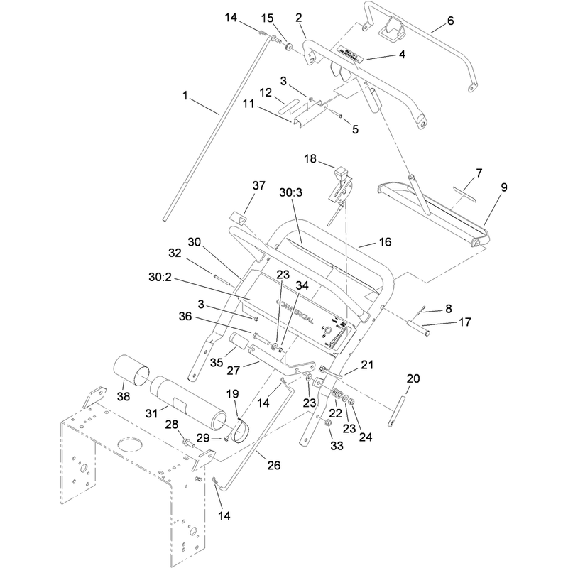 Handle and Control Assembly