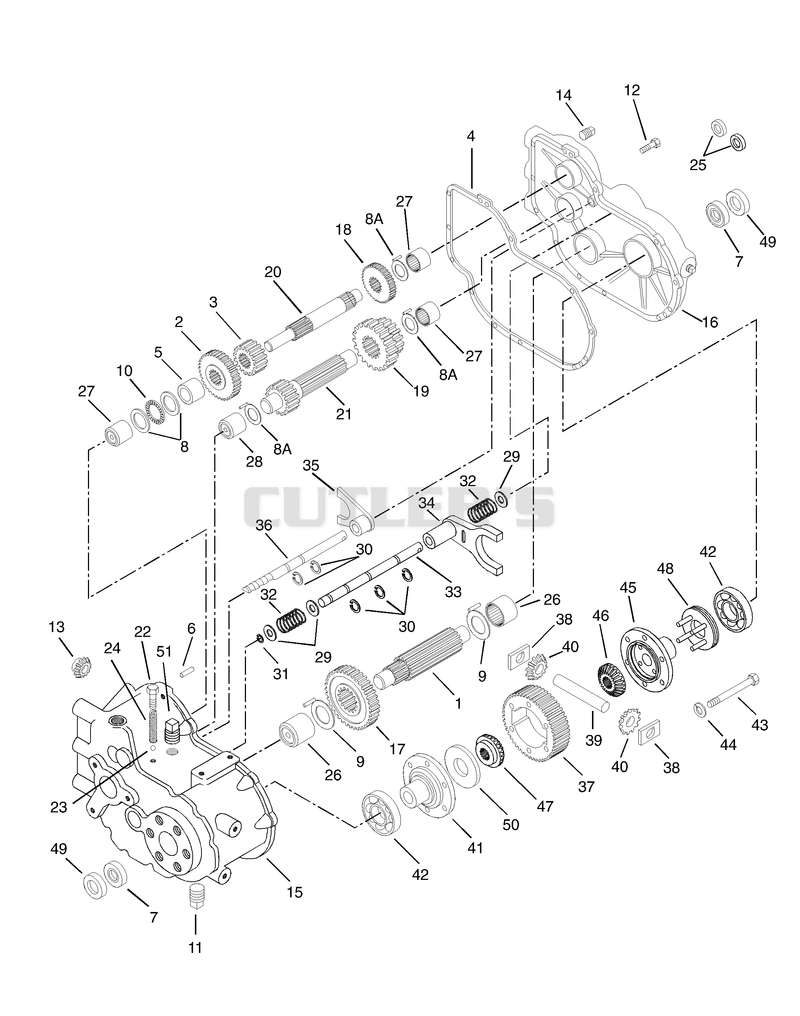 Transaxle With Differential Lock