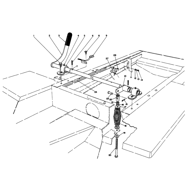 Power Take Off Lever Assembly