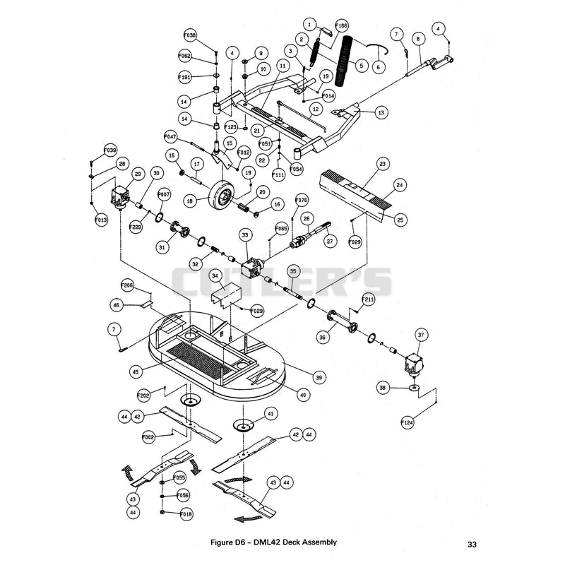 DML42 Deck Assembly