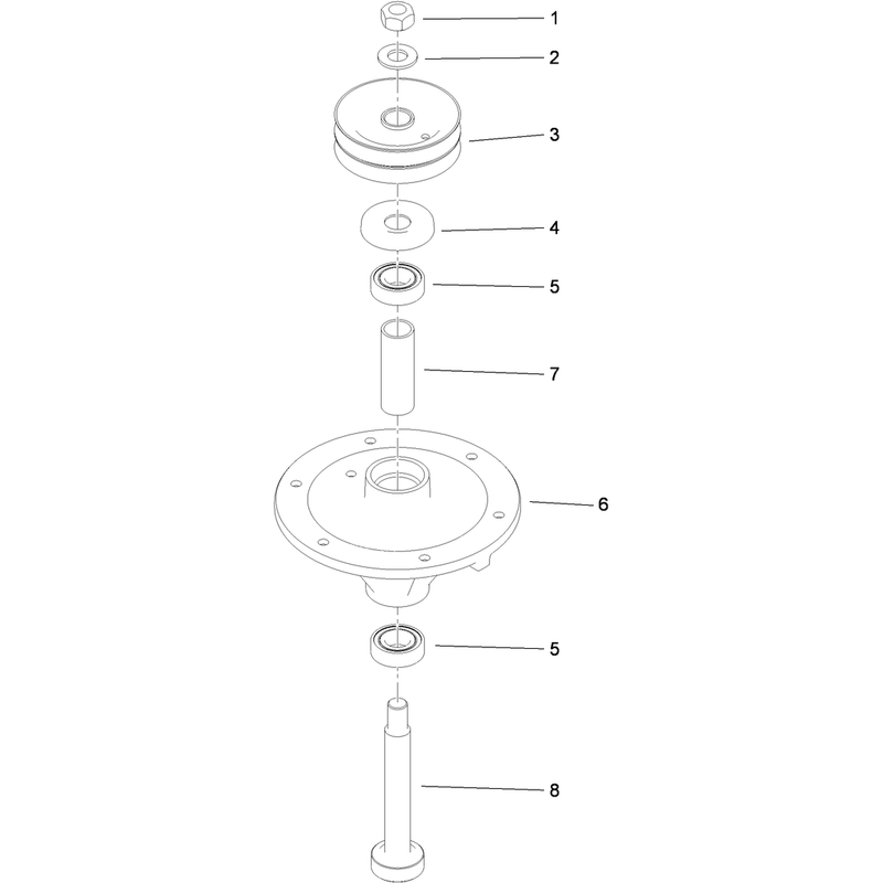 Spindle Assembly No 117-7636