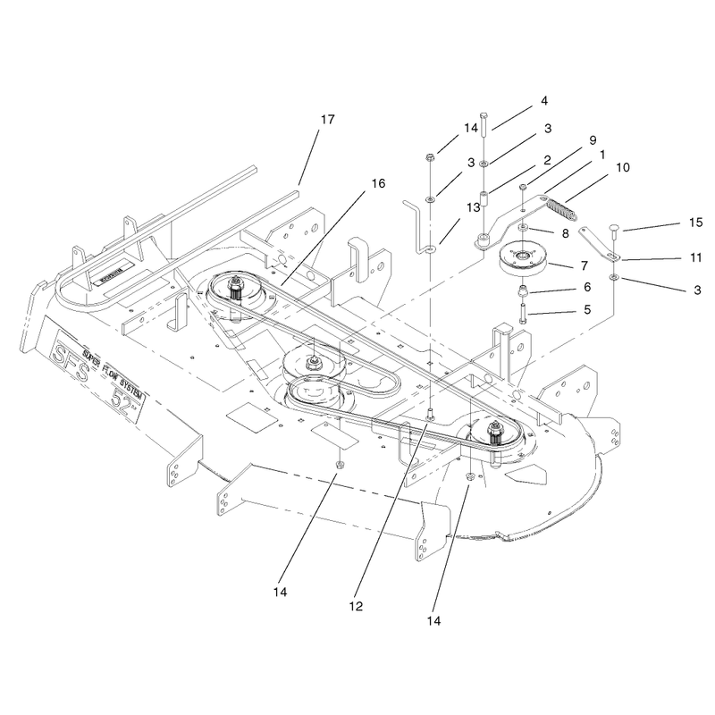Belt and Idler Arm Assembly