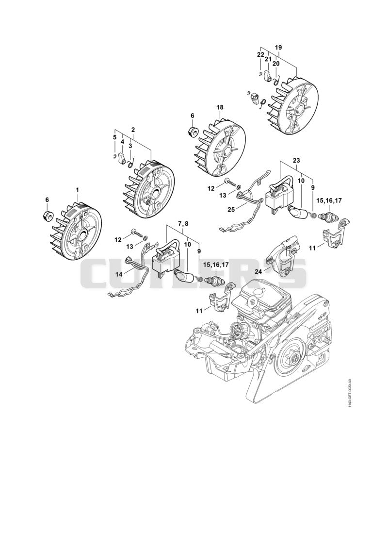 Ignition system, Wiring harness
