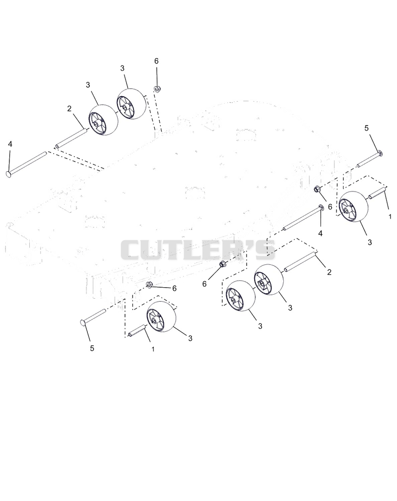 Anti-Scalp Wheels - 52" And 60"