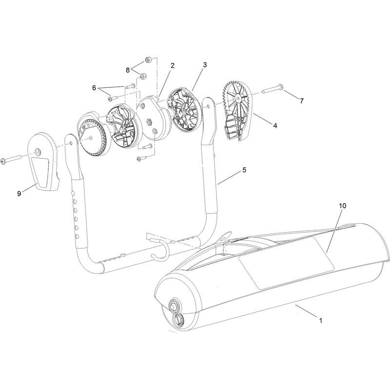 Lawn Striping Kit Assembly