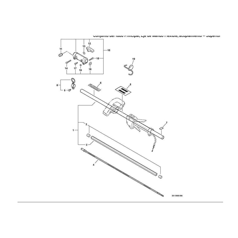Main Pipe Assembly, Driveshaft, Coupler -- Upper